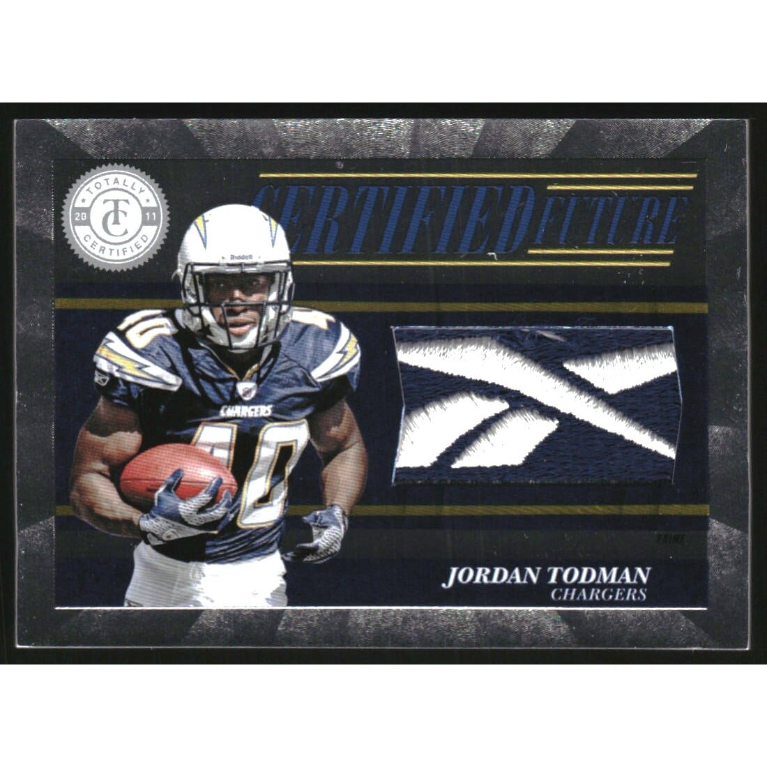2011 Totally Certified Future Materials Super Prime #34 Jordan Todman