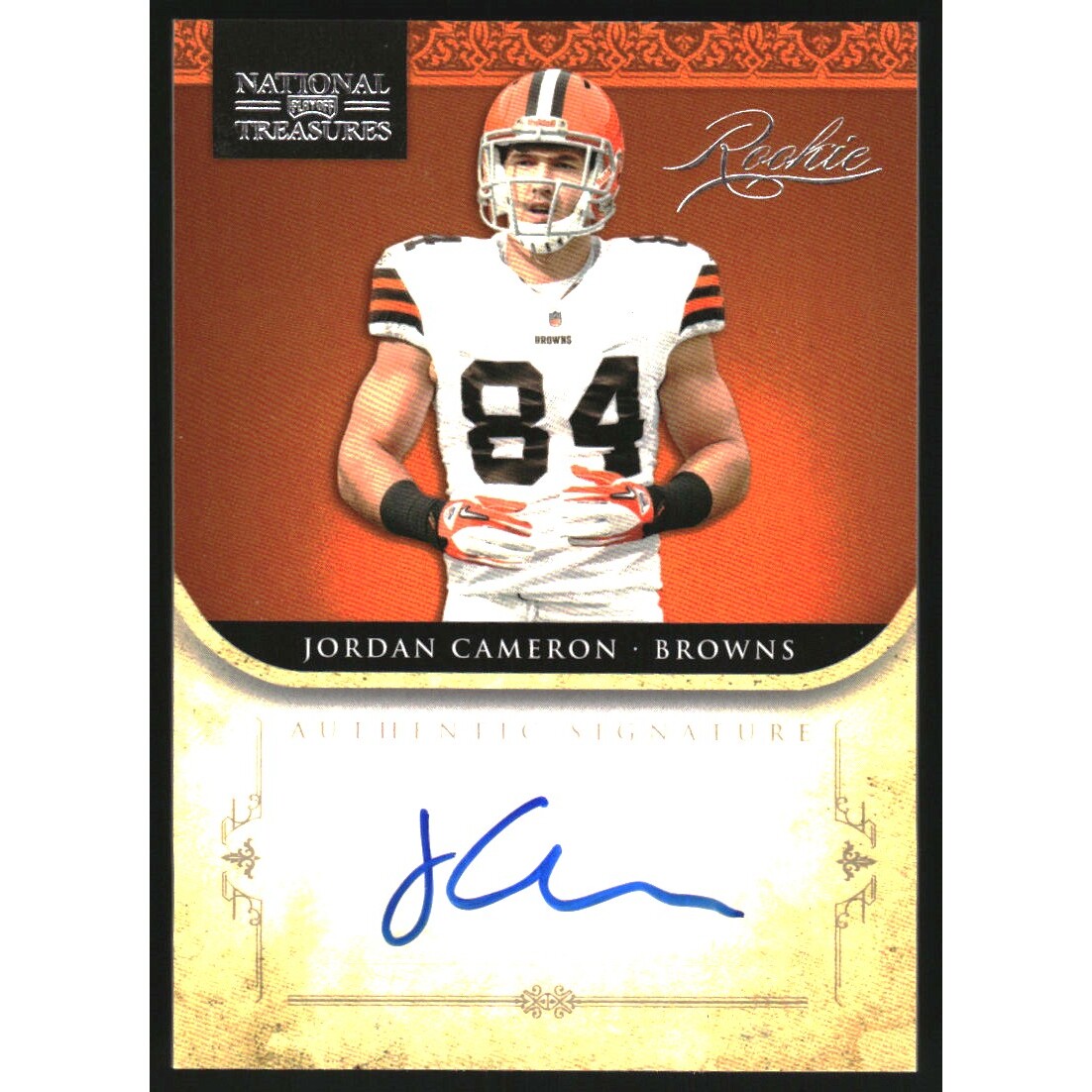 2011 Playoff National Treasures #251 Jordan Cameron AU RC 2011 Playoff National Treasures #251 Jordan Cameron AU RC