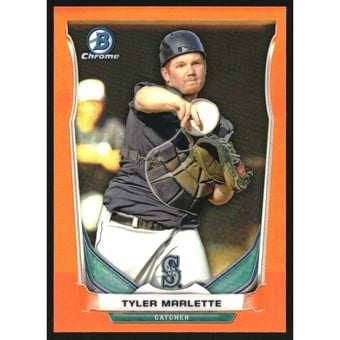 2014 Bowman Chrome Prospects Series 2 Orange Refractors #BCP50 Tyler Marlette