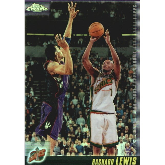 2000-01 Topps Chrome Refractors #26 Rashard Lewis. rookie card picture