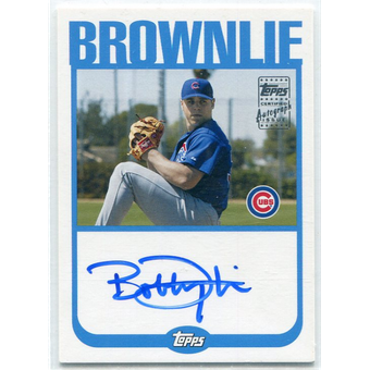 2004 Topps Autographs #BB Bobby Brownlie C2