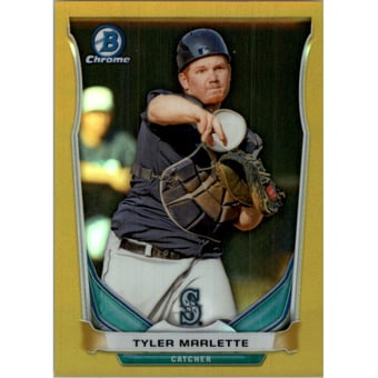 2014 Bowman Chrome Prospects Series 2 Gold Refractors #BCP50 Tyler Marlette