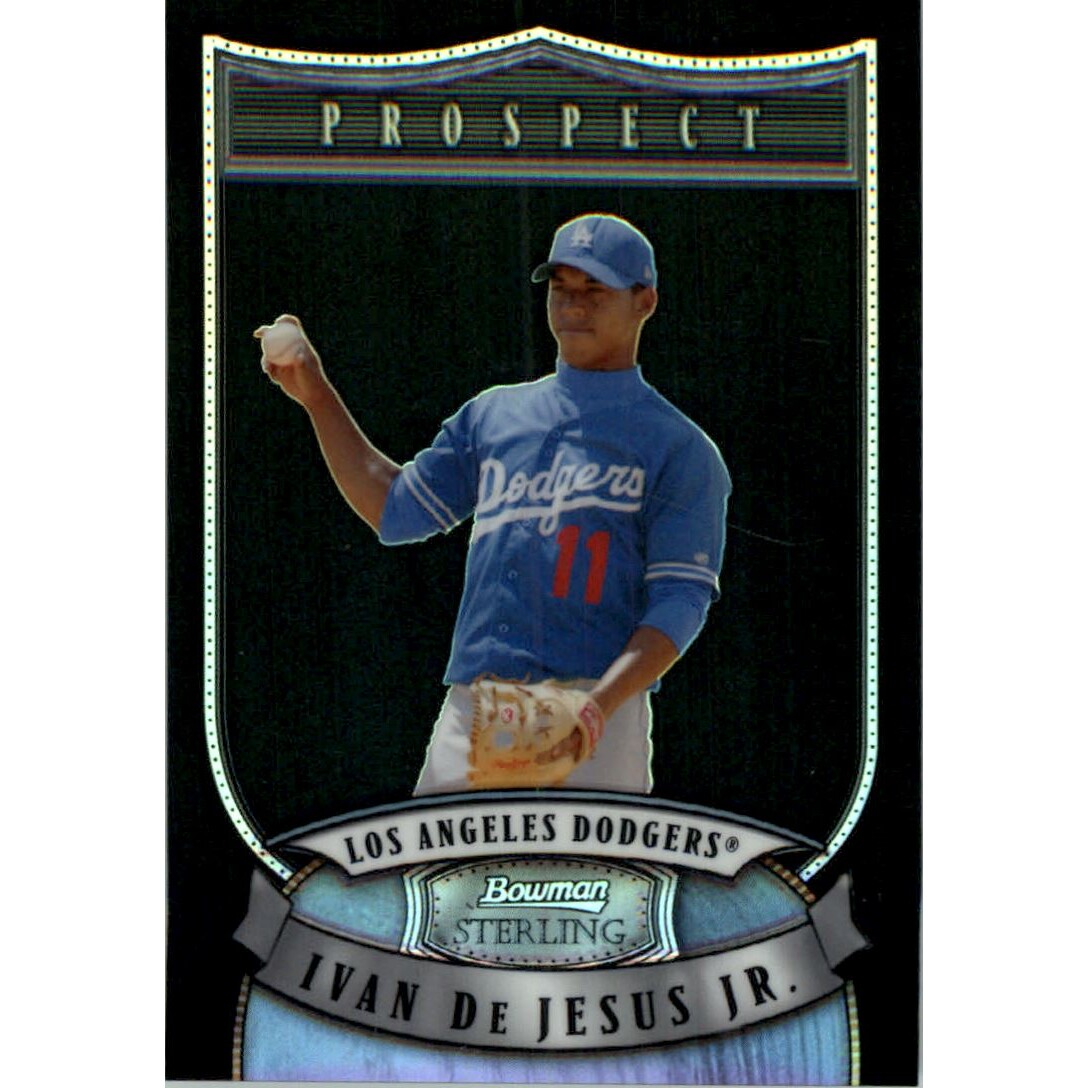 2007 Bowman Sterling Prospects Black Refractors #ID Ivan De Jesus Jr. 2007 Bowman Sterling Prospects Black Refractors #ID Ivan De Jesus Jr.