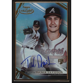 2021 Topps Gold Label Framed Autographs #FATD Tucker Davidson