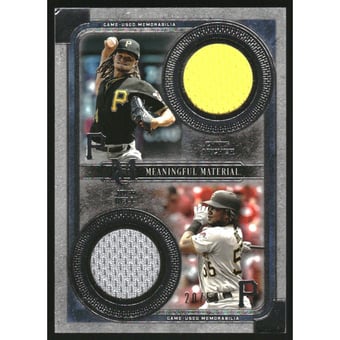 2019 Topps Museum Collection Dual Meaningful Material Relics #DMRAJ Chris Archer/Josh Bell