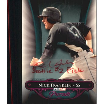 2010 TRISTAR Pursuit Autographs Purple #11 Nick Franklin