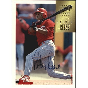 1997 Bowman Certified Black Ink Autographs #CA64 Pokey Reese