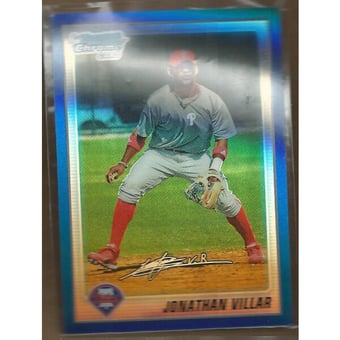 2010 Bowman Chrome Prospects Blue Refractors #BCP160 Jonathan Villar