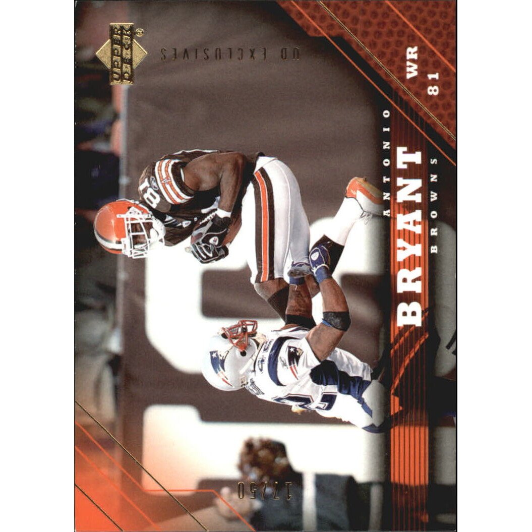 2005 Upper Deck UD Exclusive #48 Antonio Bryant. rookie card picture