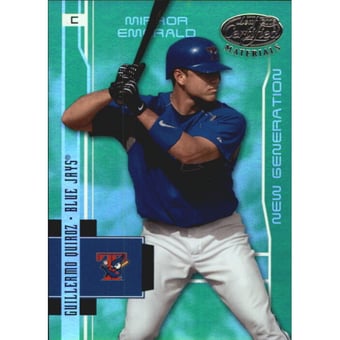 2003 Leaf Certified Materials Mirror Emerald #226 Guillermo Quiroz NG