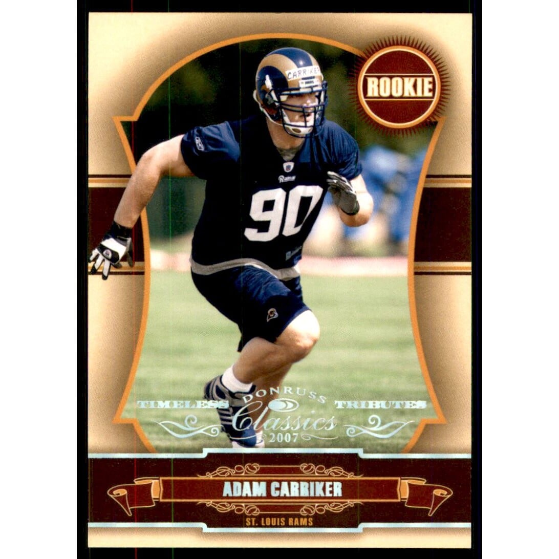 2007 Donruss Classics Timeless Tributes Silver #200 Adam Carriker