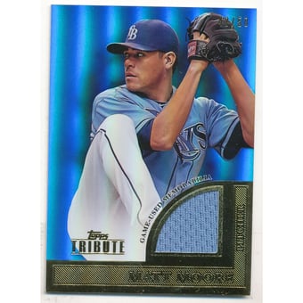 2012 Topps Tribute Tribute to the Stars Relics Blue #MM Matt Moore