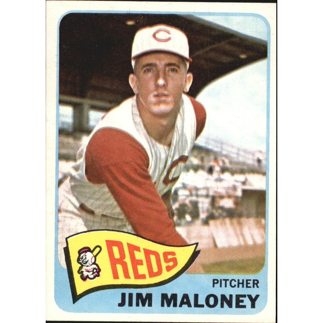 1965 Topps #530 Jim Maloney. rookie card picture