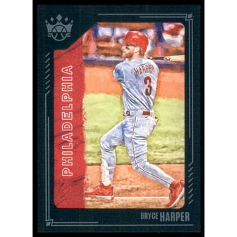 2021 Diamond Kings Blue Frame #85 Bryce Harper