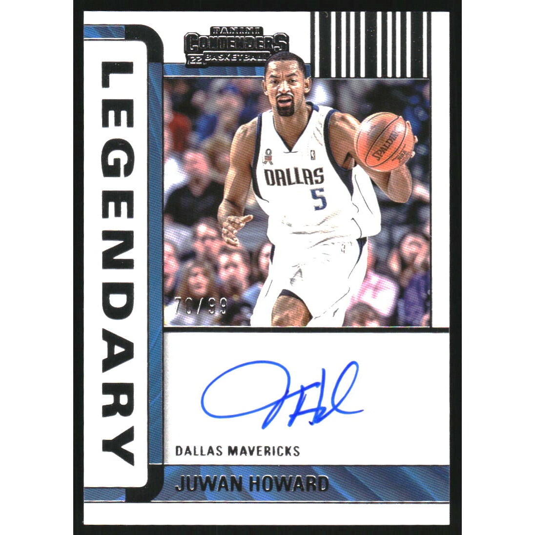 2022-23 Panini Contenders Legendary Contenders Autographs #29 Juwan Howard/99. rookie card picture