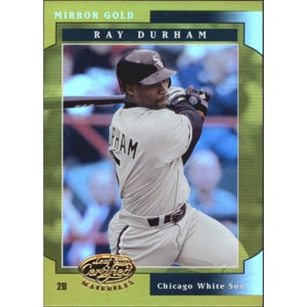 2001 Leaf Certified Materials Mirror Gold #101 Ray Durham