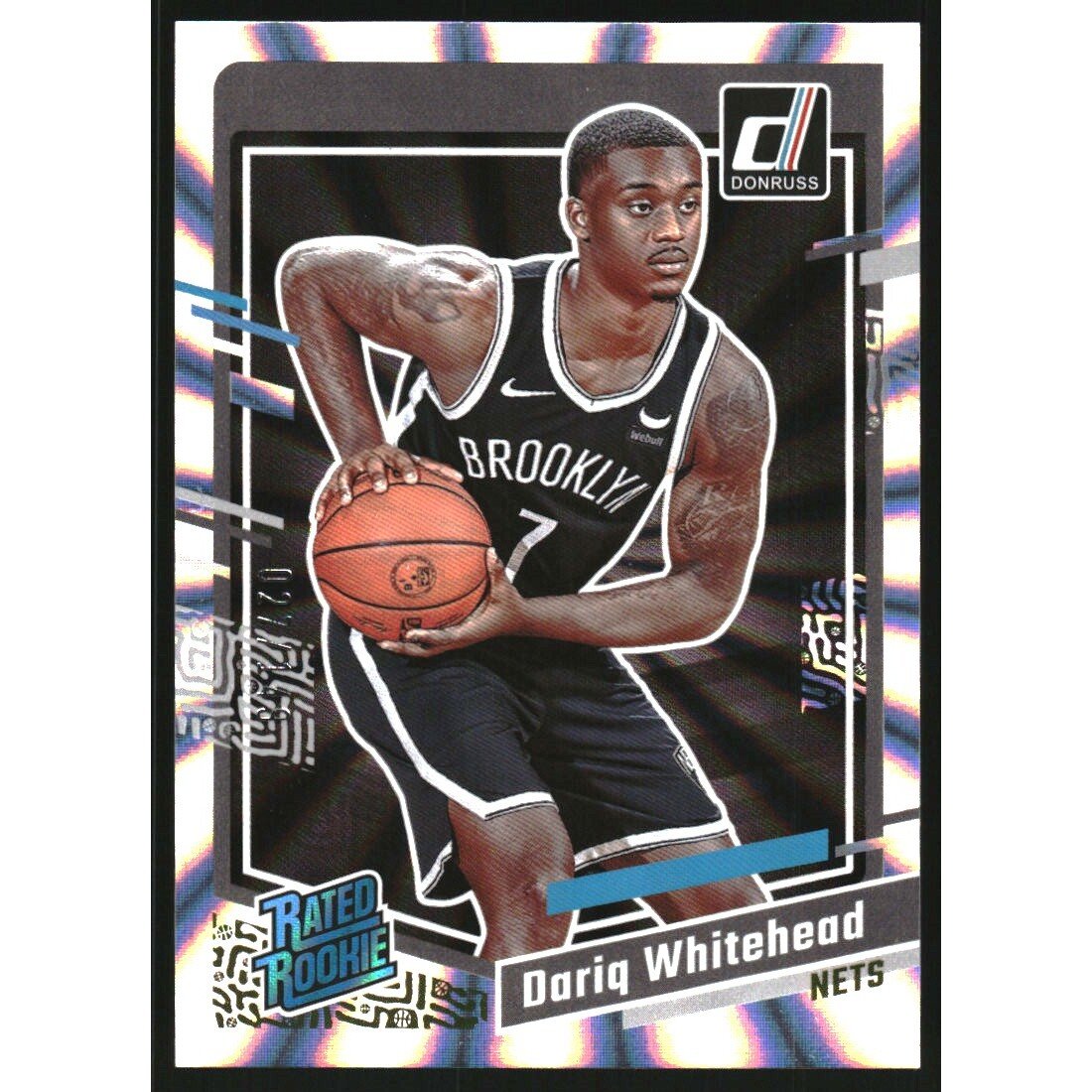 2023-24 Donruss Holo Laser #240 Dariq Whitehead. rookie card picture