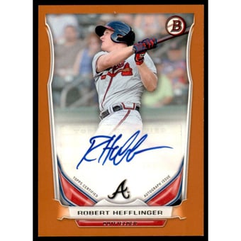 2014 Bowman Prospect Autographs Orange #PARH Robert Hefflinger