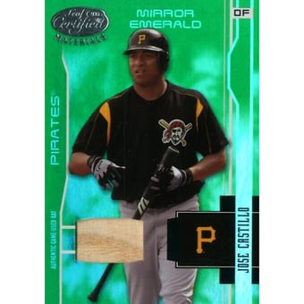 2003 Leaf Certified Materials Mirror Emerald Materials #150 Jose Castillo Bat