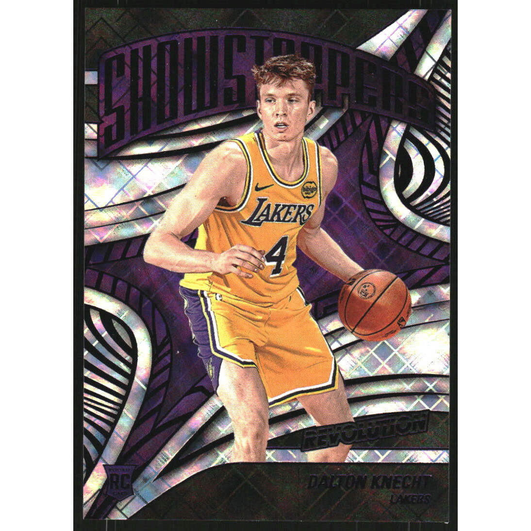 2024-25 Panini Revolution Showstoppers Cosmic #5 Dalton Knecht 2024-25 Panini Revolution Showstoppers Cosmic #5 Dalton Knecht