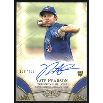 2021 Topps Tier One Break Out Autographs #BOANPE Nate Pearson/200