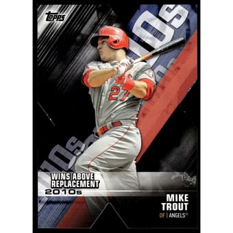 2020 Topps Decade of Dominance Black #DOD9 Mike Trout