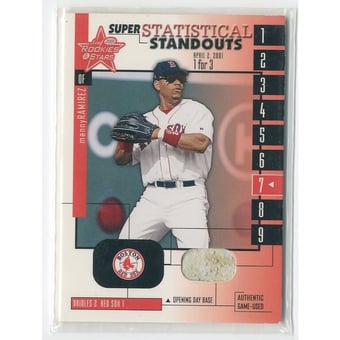 2001 Leaf Rookies and Stars Statistical Standouts Super #SS25 Manny Ramirez Sox