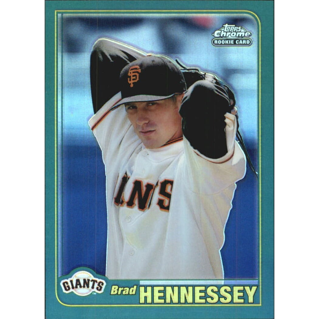 2001 Topps Chrome Traded Retrofractors #T256 Brad Hennessey
