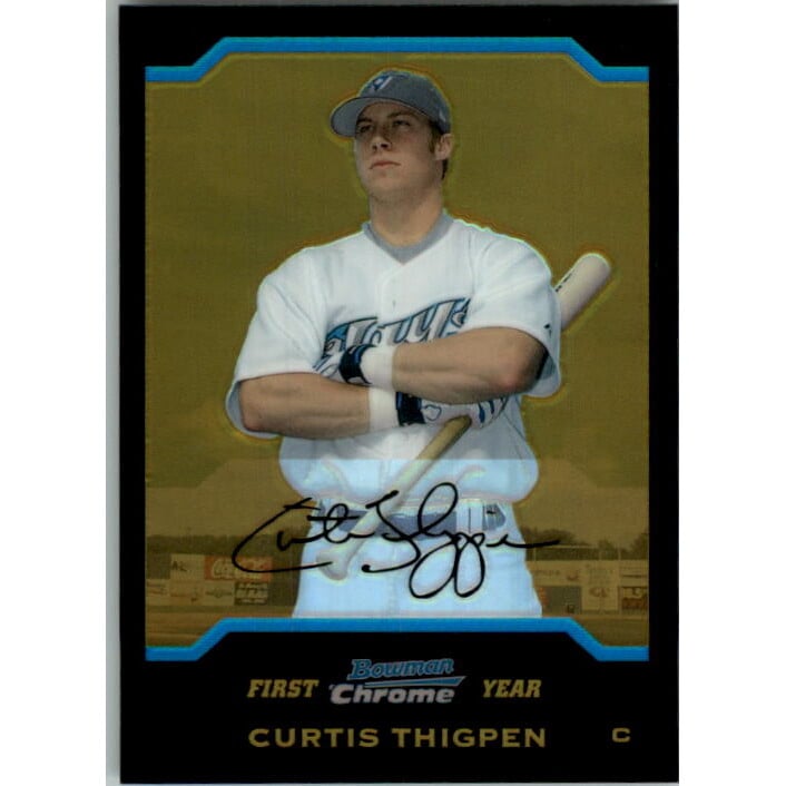 2004 Bowman Chrome Draft Gold Refractors #BDP93 Curtis Thigpen. rookie card picture