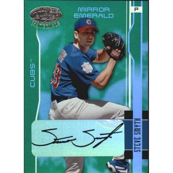 2003 Leaf Certified Materials Mirror Emerald Autographs #35 Steve Smyth