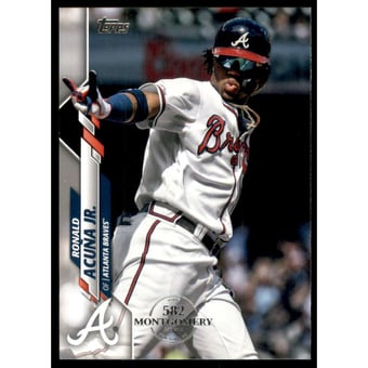 2020 Topps Factory Set 582 Montgomery Club #150 Ronald Acuna Jr.