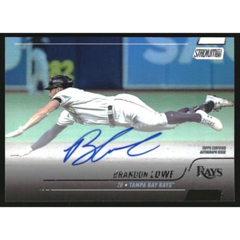 2022 Stadium Club Autographs Rainbow Foil #SCBABLO Brandon Lowe