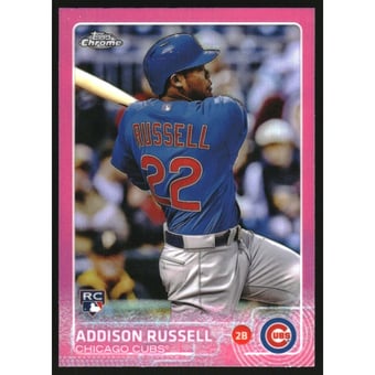 2015 Topps Chrome Pink Refractors #24 Addison Russell