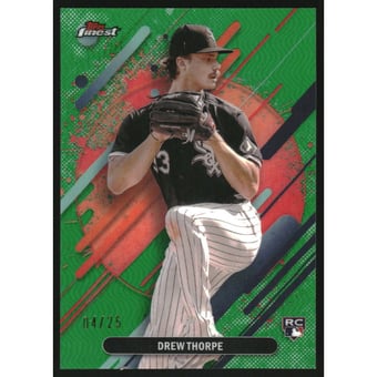 2025 Finest Green Refractors #241 Drew Thorpe