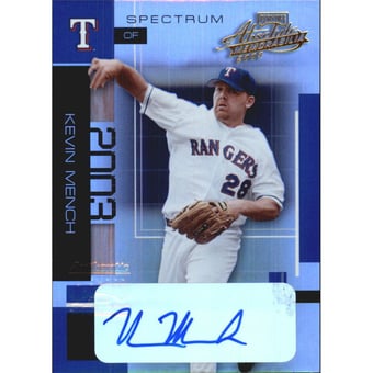2003 Absolute Memorabilia Spectrum Signatures #133 Kevin Mench/100