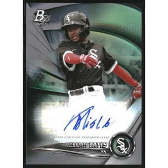 2022 Bowman Platinum Top Prospects Autographs #TOP19 Elijah Tatis