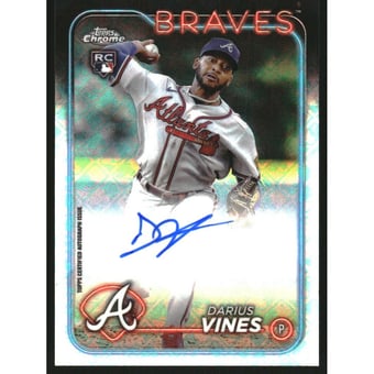 2024 Topps Chrome Logofractor Autographs #RCADV Darius Vines