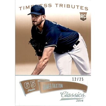 2014 Classics Timeless Tributes Gold #173 James Paxton