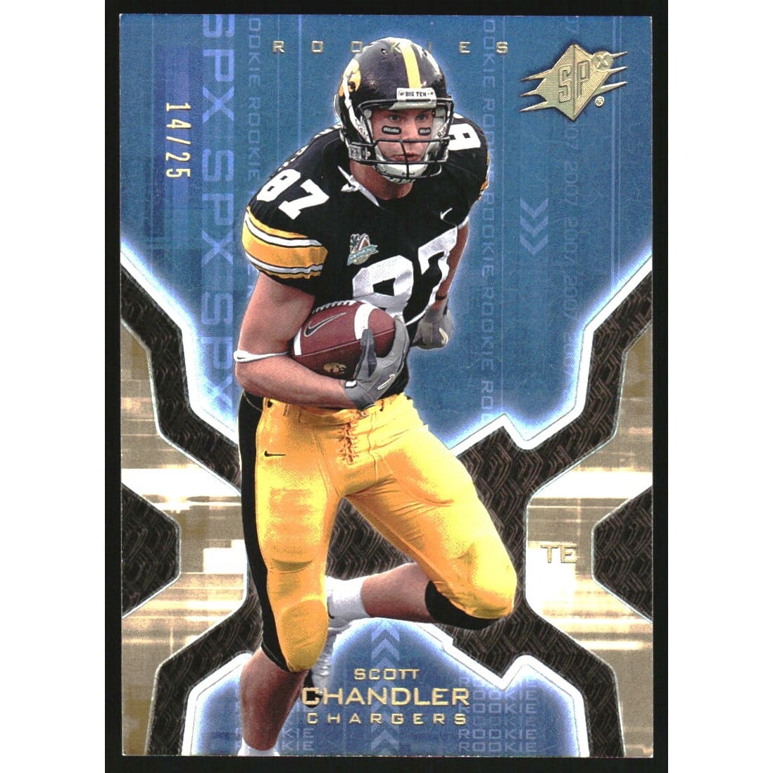 2007 SPx Gold Holofoil Rookies #138 Scott Chandler