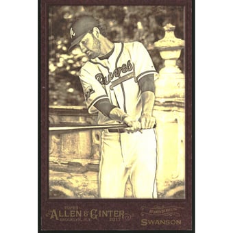 2017 Topps Allen and Ginter Box Toppers #BLDS Dansby Swanson