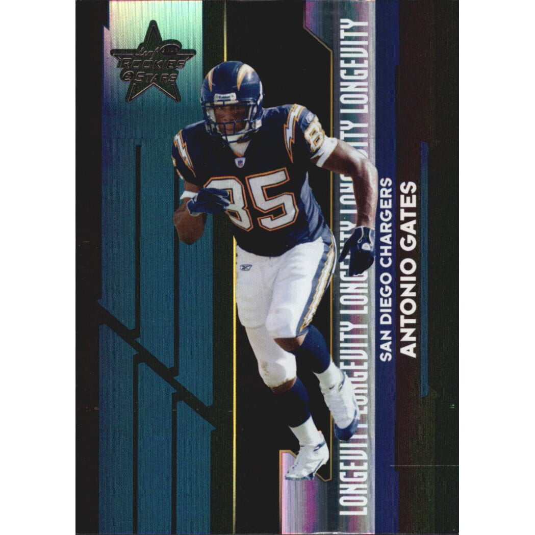2006 Leaf Rookies and Stars Longevity Black Parallel #84 Antonio Gates
