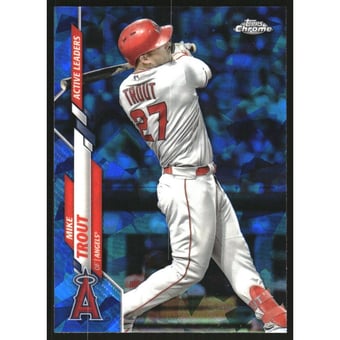 2020 Topps Chrome Update Sapphire #U292 Mike Trout