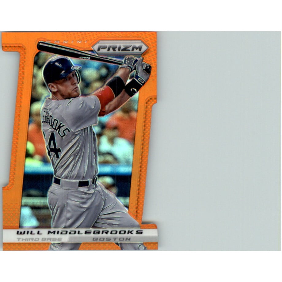 2013 Panini Prizm Prizms Orange Die-Cut #84 Will Middlebrooks. rookie card picture