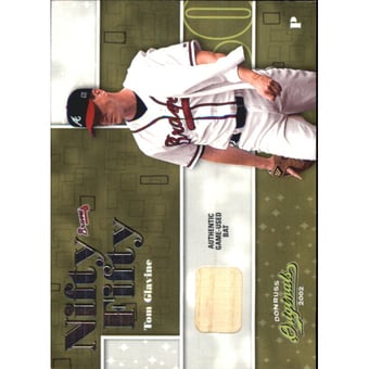 2002 Donruss Originals Nifty Fifty Bats #11 Tom Glavine
