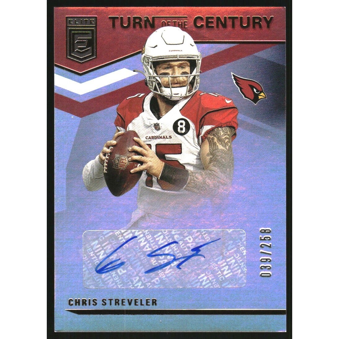 2020 Elite Panini Chronicles Turn of the Century Autographs #23 Chris Streveler/258. rookie card picture
