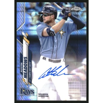2020 Topps Chrome Update Autograph X-Fractors #USAAM Austin Meadows/125