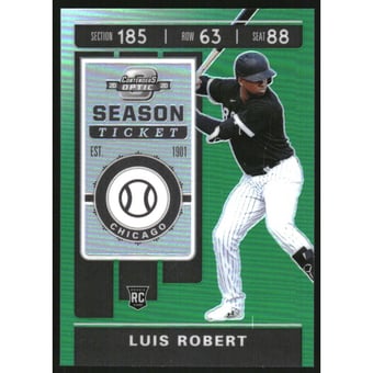 2020 Panini Contenders Optic Green #7 Luis Robert