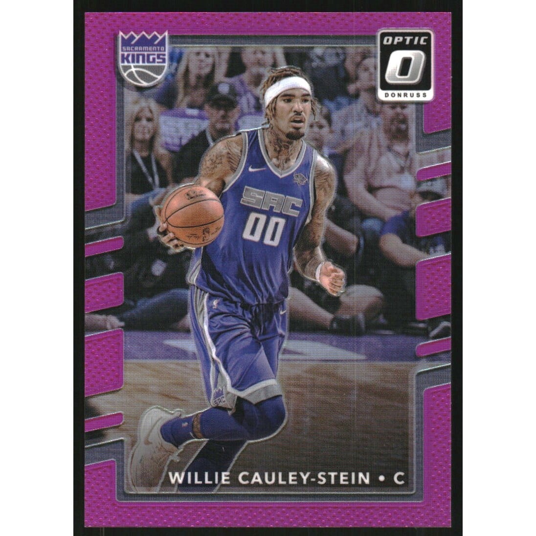 2017-18 Donruss Optic Pink #127 Willie Cauley-Stein. rookie card picture