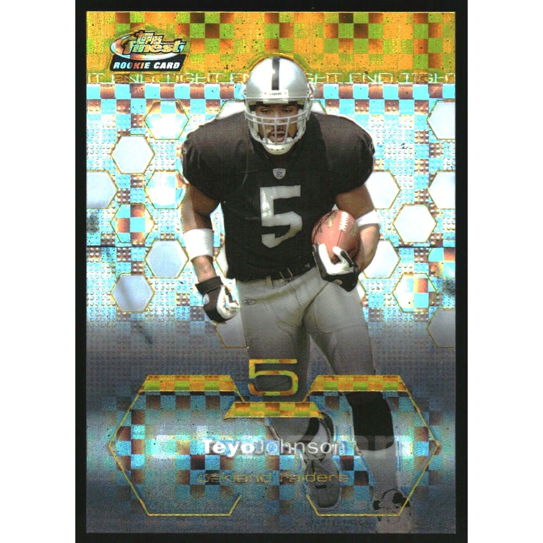 2003 Finest Xfractors #70 Teyo Johnson