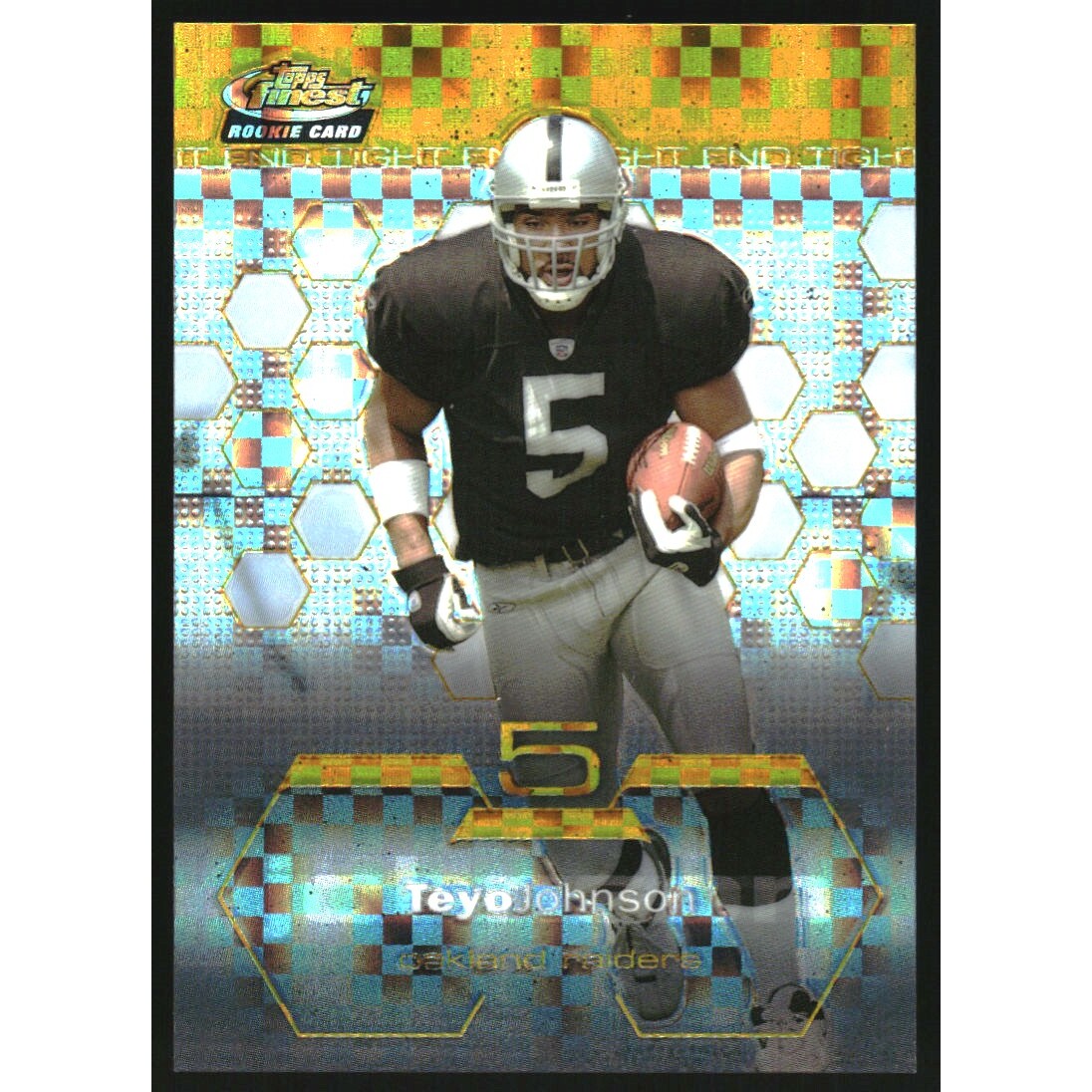 2003 Finest Xfractors #70 Teyo Johnson 2003 Finest Xfractors #70 Teyo Johnson
